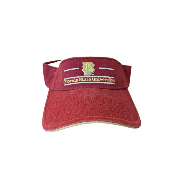 The Game Other - Florida State University Seminoles Red Adjustable Visor Hat By The Game